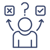 declining productivity icon