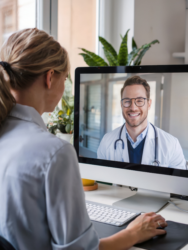 virtual patient and doctor